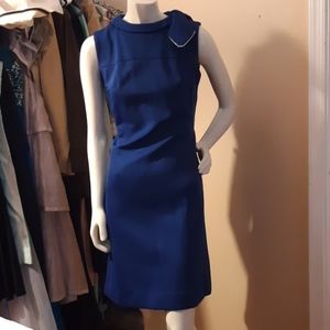 Vintage 1970s Poly Flight Attendant Style Dress